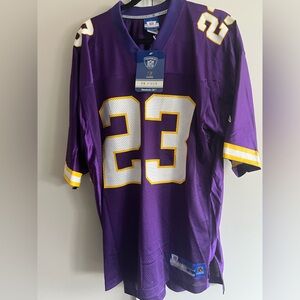 NWT vintage Reebok Michael Bennett #23 Minnesota Vikings home jersey